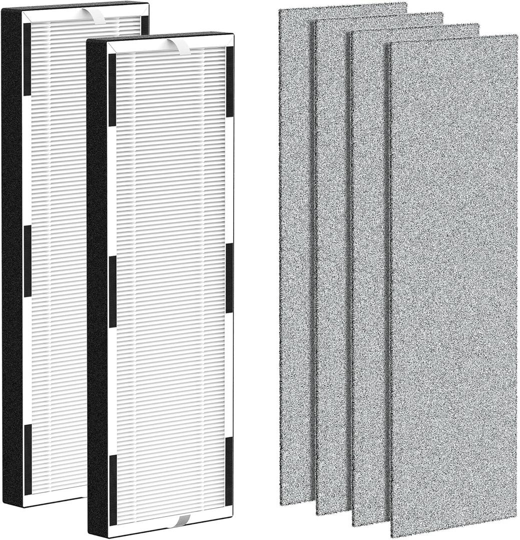 HP600 Replacement Filter Compatible with Hunter HP600 Air Purifier Series, H-HF600-VP True HEPA Filter, 2 Pack