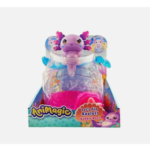 Animagic Let's Glo Axolotl Bubble Reef Set