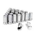 M14x1.5 Lug Nuts for Chevy Silverado Ford GMC, 24Pcs 1.8" Length 14mmx1.5 Lug Nuts for Aftermarket Wheels, 14x1.5 Wheel Nuts for Silverado 1500 Avalanche Colorado Suburban K1500 Yukon Traverse Acadia