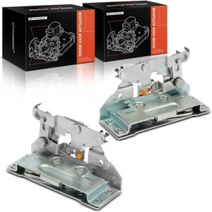 A-Premium Door Lock Latch Compatible with Jeep Vehicles - YJ Series Wrangler 1991 1992 1993 1994 1995, Full Doors Model - Front Driver and Passenger Side, 2-PC Set, Replace# 55074949