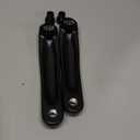 PROWHEEL Ebike ISIS Crank Arm,127MM/140MM/152MM/160MM/170MM/175MM Electric Bicycle Crank Arm for ISIS Mid Drive Motor,Bosch GEN4,Yamaha PW-X3/PW-X2,BANGFANG M620,Brose Standard/MAG,Panasonic GX0 (Black)