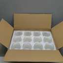 Set of 12 Clear Glass Tealight Candle Holder, 2.6'' H x 3.1'' W, Round Votive Candle Holders Bulk, Small Bowl Candle Holder for Wedding Table Centerpiece Home Decor (Medium)