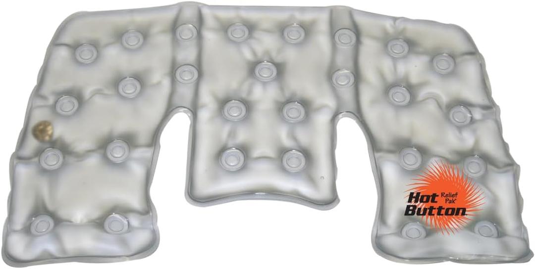 Relief Pak Hot Button Instant Reusable Hot Compress, Neck