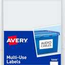 Avery Printable All-Purpose Removable Labels, 2" x 4" White, Write or Print, Great for Organization Projects, 100 Customizable Blank Labels (5444)