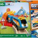 Brio 33974 World-Smart Tech Sound-Action Tunnel Circle Set | Interactive Toy Train Set | Enhances Motor Skills | FSC Certified Wood | Compatible with All BRIO Tracks and Vehicles
