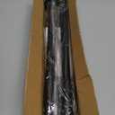 CorkLatta Black Shower Curtain Rod 31 to 80 Inch,1 Inch Diameter Adjustable Spring Tension Stainless Steel Telescoping Rod,Easy Install,No Rust