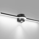 SOLFART Bathroom Vanity Light Dimmable Modern Black LED Bathroom Lights Over Mirror 32 Inch Vanity Lighting Fixtures