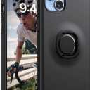 Lock Protective Case for iPhone14 Plus,iPhone15 Plus Black