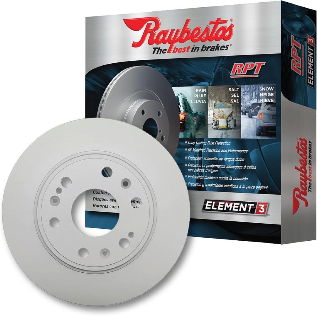 Raybestos Element3 Automotive Replacement Front Brake Rotor for Select Chevrolet (Silverado 1500, Tahoe, Suburban, Suburban 1500), GMC (Sierra 1500 Limited) (580279FZN)