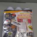 Set of 6 Inverted Condiment Squeeze Bottles 16 oz  Upgraded Design with Added Sealing Gaskets, Self-Closing Valve, Easy-to-Fill Clear Bottles for Sauces, Dressings, Ketchup, Mustard for Everyday Use