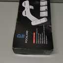 Ultra-Slim Bidet Attachment, Posterior&Feminine Wash-(Retractable Dual Nozzles), Non-Electric Bidet Attachment for Toilet Seat, Adjustable Fresh Cold Water Pressure, Stainless Steel Inlet (White)