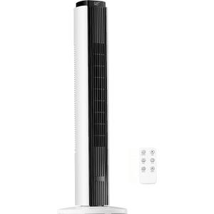 Antarctic Star 80°Oscillating Bladeless Portable Tower Fan for Bedroom,12H Timer,6 Speed 4 Modes,LED Display,Powerful for Home/Office/Dorm,37Inch,SECONDARY, 36 inch