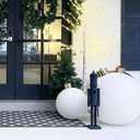 Holiball Inflatable Holiday Ornament Ultimate Indoor/Outdoor Decoration Reusable and Storage Friendly for Weddings, Parties, Events, Team Colors 18" White