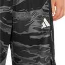 adidas Boys AOP Tiger Camo 3-Stripe Short (Black)