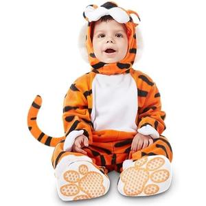 Spooktacular Creations Halloween Baby Tiger Costume for Kids, Tiger Costume Toddler for Animal Halloween Dress Up Party, 3T