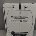 KOHLER 4636-RL-0 Cachet ReadyLatch Elongated Toilet Seat Slow Close, Soft Close Toilet Seat Quiet Lid, Contoured Grip-Tight Bumpers Installation Hardware, Apartment Essentials, White