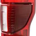 LED Tail Light W/Blind Spot Compatible With 2020 2021 2022 Ford F250 F350 Super Duty Right Passenger Side Rear Taillight Replace LC3Z13404E