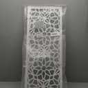 13 3/8"W x 34 3/8"H x 3/8"T Lock Haven Decorative Fretwork Wall Panels in Architectural Grade PVC