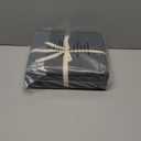 Shilucheng 100% Cotton Queen Size Sheets Set - 600 Thread CountLuxury Egyptian Cotton Bed Sheets5-Star Hotel Quality Sheets, Breathable & Cooling, 16 Inch Deep Pocket - 4 Piece (Dark Grey, Queen)