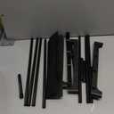 Kitsure Shoe Rack - Non-Woven Shoe Rack Shelf, Shoe Organizer for Closet, Entryway, Garage & Corridor, Stackable Shoe Shelves, 27.5" Wide - 2 Tier, Black