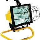 Woods 500 Watt Portable Work Light; Yellow (1 Count (Pack of 1))