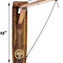 GoSports Hook 21 Wall Mount Ring Swing Game - Play Indoors or Outdoors with Foldable Arm