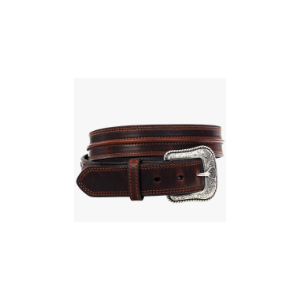 Ariat Men's Distressed Leather Western Belt Size 38