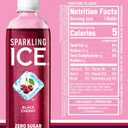 Sparkling Ice Pink Variety Pack, Flavored Sparkling Water, Zero Sugar, and Vitamins and Antioxidants, 17 fl oz, 12 count (Black Cherry, Peach Nectarine, Coconut Pineapple, Fruit Punch)