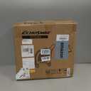 EchoSmile 4 Wheels Pet Stroller, Dog & Cat Stroller for All-Season, Lightweight Carrier with Storage Basket, Adjustable Handle, Removable Pad, Breathable Mesh, Up to 135 lbs, Grey