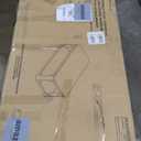 Plank+Beam Forma Coffee Table, Solid Wood 48 Inch Modern Coffee Table with Shelf, Contemporary Center Table with Storage Space, Rectangle Tea Table with Storage, Pecan