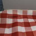 Tinideya 2 Pcs Christmas Door Mat Xmas Welcome Non Slip Coir Mats Merry Christmas Red White Buffalo Plaid Floor Layering Doormats Seasonal for Front Porch Entryway Decor(Red White Buffalo)