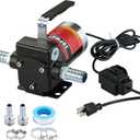 TOPWAY 110V AC Gasoline Fuel Pump 3.7GPM Self-priming Oil Transfer Pump With Handle, Reversible Pumping, Overheat Protection, Explosion-Proof, for Gasoline Fuel Diesel Kerosene Removal