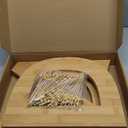 Weysat 11.8 in Fathers Day Letter Charcuterie Board with Bamboo Skewers Wooden Dad Fillable Letters Box Reusable Food Serving Trays for Party Decoration Birthday Gift for Fruit Snacks Vegetable