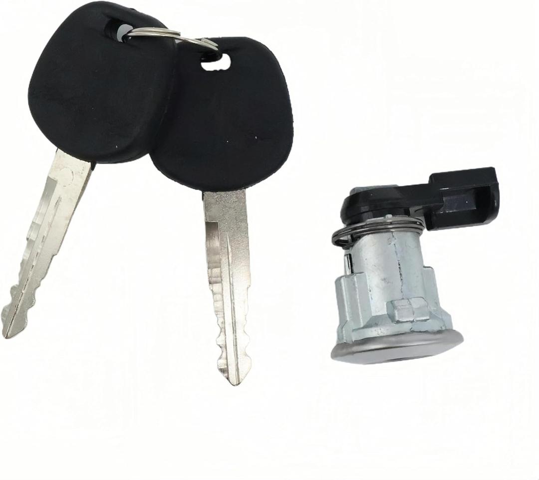 Fuel Tank Cap Cover Fuel Door Lock Cylinder W/ 2 Keys Set Compatible with Toyota 1995-2004 Tacoma | 2000-2003 Tundra, Replaces 69058-29016 69058-34020 69058-26030 69058-35140