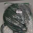 Watoo 2026 Sprinkler Hose & Soaker Hose for Yard - 100 FT Reinforced Flat Garden Hose with Holes, Heavy Duty No-Kink Lawn Irrigation Hose (Includes Stakes, High Pressure Spray)