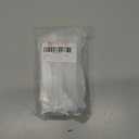 JETLAND Cabinet Drawer Crystal Pulls, 4-Pack, White with Clear Glass, 4" Hole Centers, Shining Daisy, Cabinet Handles for Dresser Nightstand Furniture, PW6738WW102