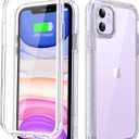 Lifedance New for iPhone 12 Mini Case, Full-Body Rugged Protective Case with Built-in Screen Protector, 10 FT Military Grade Drop Protection Heavy Duty Shockproof Phone Case for 12 Mini 5.4", Clear