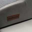3 Tiers Dog Ramp and Stairs for Beds Or Couches - Non-Slip Sturdy Pet Steps - for Small Dogs to get on High Bed (grey)