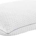 Columbia Comfort Ice Fiber Soft Down Alternative Bed Pillow - Instant Cooling 2 Sided Ice Fiber Cover - Supportive & Cozy Polyester Fiber - Back & Stomach Sleeper, King