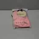 DRESHOW BQUBO Baby Swaddle Blankets for Girls, 4PCS Newborn Accessories Set with Hat and Bow Headband with Hello World Wooden Birth Announcement Card, Baby Blankets for Girls (Pink)