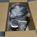 GANIZA Food Processors, Electric Food Chopper with Meat Grinder & Vegetable Chopper - 2 Bowls (8 Cup+8 Cup) with Powerful 450W Copper Motor - Includes 2 Sets of Bi-Level Blades for Fruits/Meat/Nuts