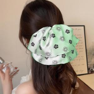 sleeping hair hair tie (DARK GREEN)