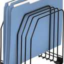 Fellowes Workstation File Organizer, 7 Section, Wire, Black (68112) (Holds letter or legal size files.)