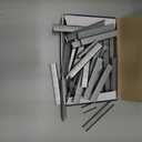 7/16" Narrow Crown Staples (3/16"), Galvanized 6400 Counts for Jovant 4V Nail Gun(one Kinds of Package Box)