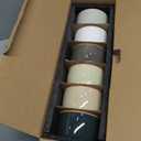 Mora Ceramic Ramekins - 8oz, Set of 6 - Small Oven Safe Baking Dishes/Cups - For Personal Pudding, Creme Brulee, Souffle, Serving Dip, Custard, Ice Cream - Single Mini Bowls - Assorted Neutrals