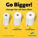Bounty Essentials Select-A-Size Paper Towels, White, 2 Triple Rolls = 6 Regular Rolls (Packaging May Vary)