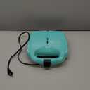 GreenLife Pro Electric Panini Press Grill and Sandwich Maker, Healthy Ceramic Nonstick Plates,Easy Indicator Light, PFAS-Free, Turquoise