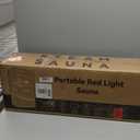 KASUE Portable Steam Sauna Tent for Home, Infrared Sauna with 3L Steamer, 9 Temp Levels & 99 Min Timer, 5-Layer Waterproof Insulated, Folding Chair Included, Indoor Spa (Light Black)