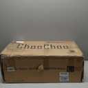 ChooChoo Narrow End Table, Small Side Table for Small Spaces, Slim End Table with Drawer, Narrow Nightstand Bedside Table for Living Room Bedroom, White, 2 Pack