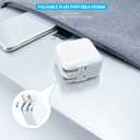 For iPad Charger, [ Apple MFI Certified ] 10FT Long for iPad Chargers Lightning Cord Cable Fast Charging USB Wall Charger Block Foldable Plug for iPad7/ 8/9 Generation,iPadAir,iPadMini, iPadPro,iPhone